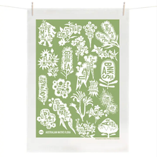 Load image into Gallery viewer, Tea towel - Australian Native Flora